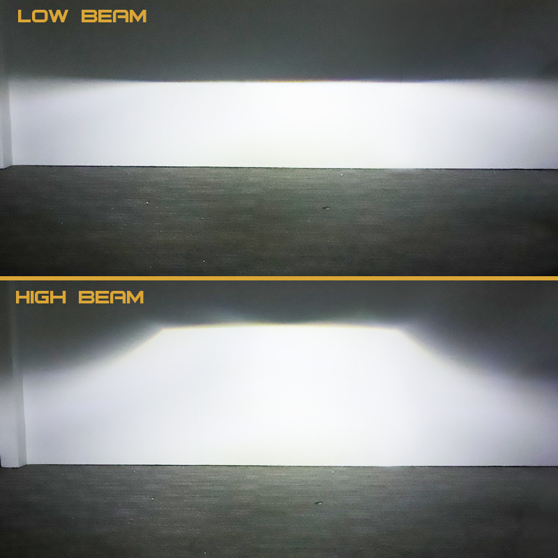 3,0 hüvelykes új ködlámpa projektor lencse illeszkedik D2H H11/H9/H8 Xenon LED lámpa HIGH LOW Light BEAM HD üveglencsés vízálló ködlámpa