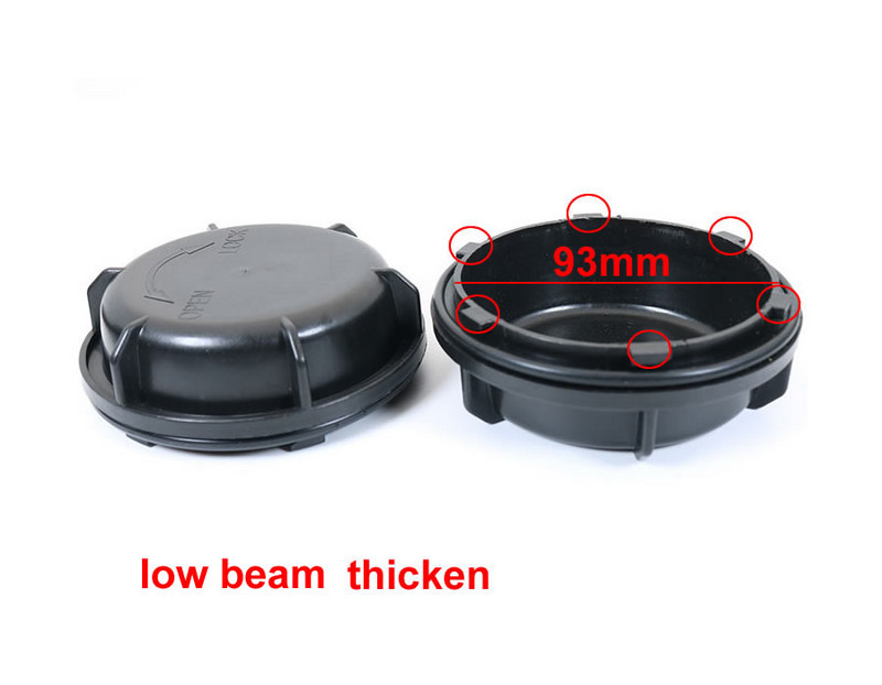 Pentru Great Wall Haval H2 2014-2018 Etichetă roșie Faza lungă mică Capac de praf far far antipraf Capac de etanșare a carcasei din spate 62mm 93mm