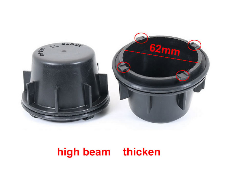 Pentru Great Wall Haval H2 2014-2018 Etichetă roșie Faza lungă mică Capac de praf far far antipraf Capac de etanșare a carcasei din spate 62mm 93mm