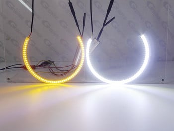 Για Subaru Impreza XV Crosstrek GJ GP C-Light Switchback Φώτα ημέρας Κιτ πλακών LED Angel Eyes