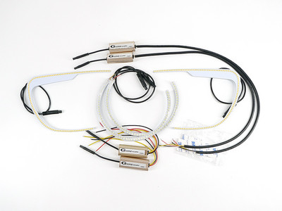 Pentru Subaru Impreza XV Crosstrek GJ GP C-Light Switchback Semnal de întoarcere Lumină de zi Angel Eyes Kit plăci LED