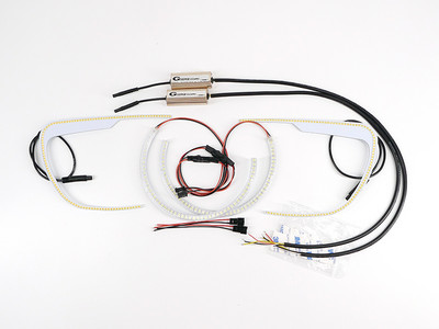 Pentru Subaru Impreza XV Crosstrek GJ GP C-Light Switchback Semnal de întoarcere Lumină de zi Angel Eyes Kit plăci LED