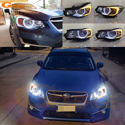 Pentru Subaru Impreza XV Crosstrek GJ GP C-Light Switchback Semnal de întoarcere Lumină de zi Angel Eyes Kit plăci LED