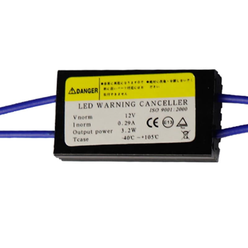 2X 12V LED decodor anulator de avertizare 501 T10 W5W NO Canbus OCB Rezistor de sarcină de eroare DC 12V