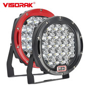 VISORAK 7 hüvelykes spot 12V 24V autó SUV ATV 4x4 4wd Offroad LED munkalámpa tükröződésmentes lencse Jeep Ford Pickup Volvo teherautóhoz