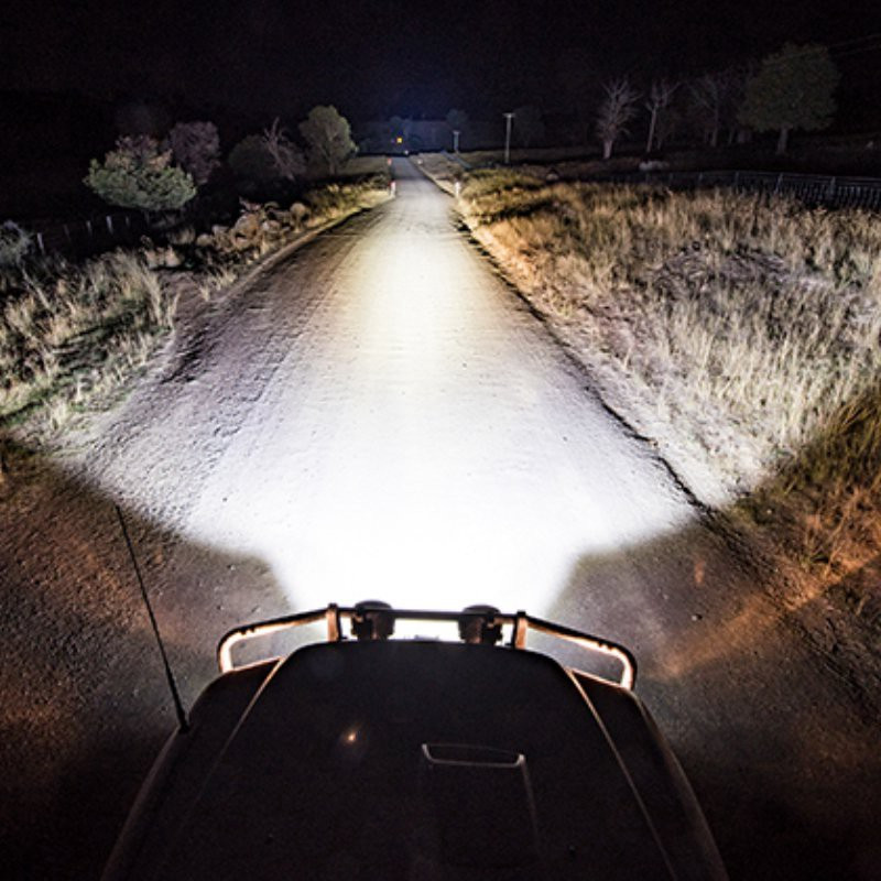 VISORAK 7 hüvelykes spot 12V 24V autó SUV ATV 4x4 4wd Offroad LED munkalámpa tükröződésmentes lencse Jeep Ford Pickup Volvo teherautóhoz