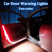 Led 120cm pentru decorarea ușii mașinii Benzi pentru mașină 12V Lumină stroboscopică intermitentă Siguranță Deschidere automată LED Benzi de lumină ambientală