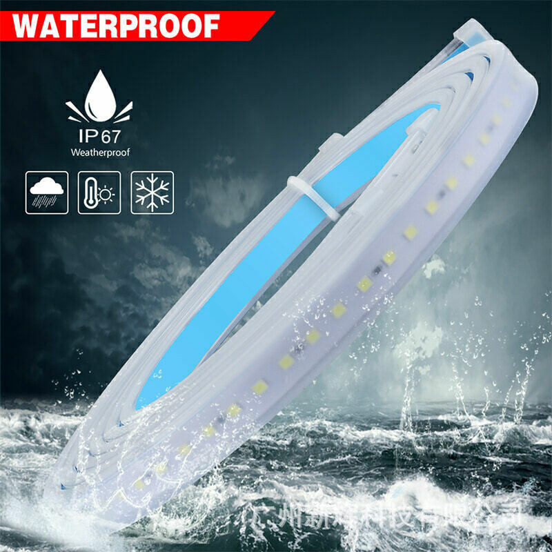 Led 120cm pentru decorarea ușii mașinii Benzi pentru mașină 12V Lumină stroboscopică intermitentă Siguranță Deschidere automată LED Benzi de lumină ambientală