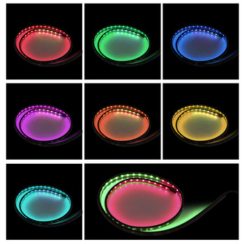 Водоустойчиви RGB супер ярки цветни гъвкави LED ленти 24V атмосферни лампи на покрива на камиони