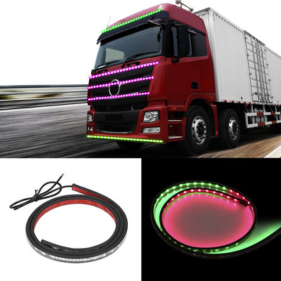 Водоустойчиви RGB супер ярки цветни гъвкави LED ленти 24V атмосферни лампи на покрива на камиони
