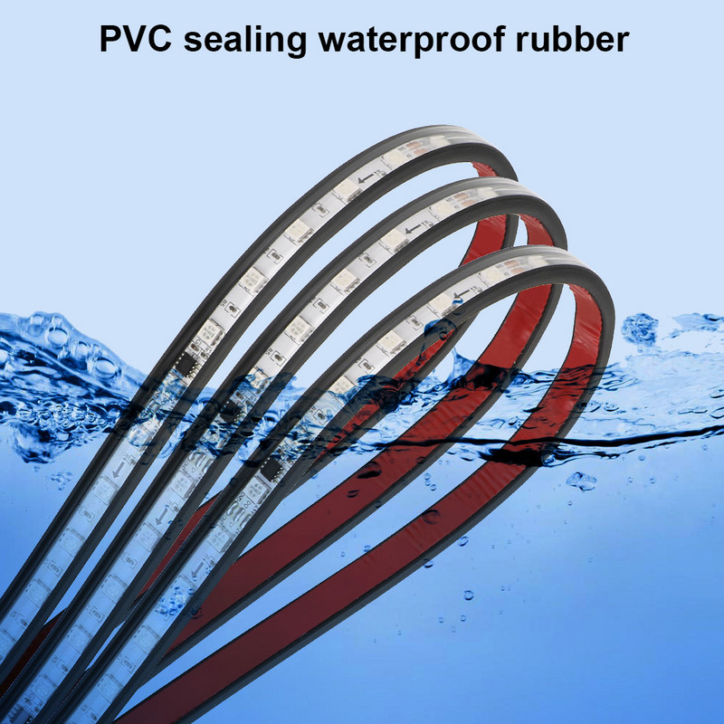 Lămpi de atmosferă pentru acoperișul camioanelor cu bandă LED flexibilă, colorată, super luminoasă, rezistentă la apă, 24V