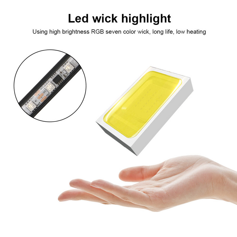 Lămpi de atmosferă pentru acoperișul camioanelor cu bandă LED flexibilă, colorată, super luminoasă, rezistentă la apă, 24V