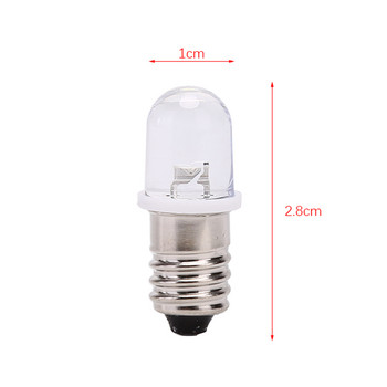 5 τμχ E10 Led Bulb DC 3V 4,5V Instrument Machine Indicator Bulb Bulb Warning Light Signal Light Flash Light Bulb Low Power Lighting