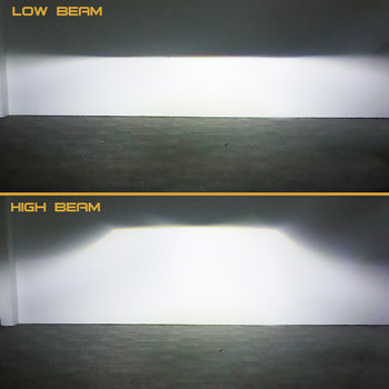 3-инчов фар за мъгла Би-ксенонова леща на проектор Дълги/къси светлини Водоустойчив фар за мъгла Подходящ за D2H H11/H9/H8 Ксенонова LED лампа