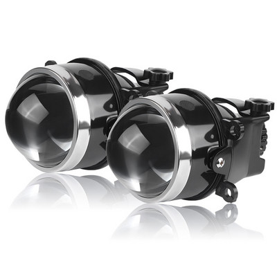 3 collu miglas luktura biksenona projektora objektīva tālās/tuvās gaismas ūdensnecaurlaidīgs miglas lukturis Piemērots D2H H11/H9/H8 ksenona LED lampai
