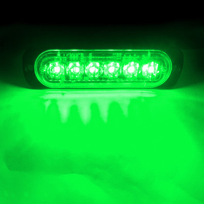 6 LED automašīnas stroboskopa gaismas avārijas gaismas režģa darbības traucējumi, automātiskās mirgojošās automašīnas kravas automašīnas piekabes luktura brīdinājuma gaismas SUV motociklam