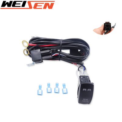 12V 40A prekidač "stražnjeg svjetla" 3M 2 LEAD kabelski svežanj univerzalni za automobile Kamion UTV ATV Dodaci za Polaris Ranger 900