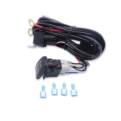 Întrerupător 12V 40A „Balantor pentru lumini din spate” 3M 2 Cabluri universale pentru mașină, camion, UTV, ATV, accesorii pentru Polaris Ranger 900