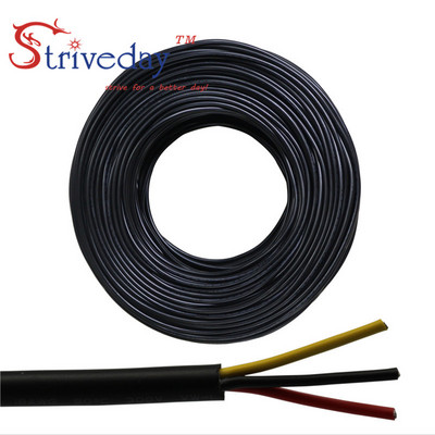 UL 2464 24AWG 10 μέτρα 2C/3C/4C/5C/6C πολυπύρηνο μπουφάν καλωδίου PVC επικασσιτερωμένο χάλκινο σύρμα καλώδιο ήχου Καλώδιο τροφοδοσίας