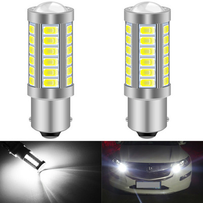 BA15S 382 P21W LED Error Free Bulb Xenon White DRL Reverse Light Rear Indicator LED Strip Light  LED Turn Signal Lights For Auto