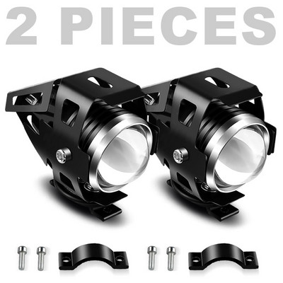 Motociklu priekšējais lukturis U5 LED prožektori Moto papildu apgaismojums DRL motociklu lukturi miglas lukturis Universāls 12V velosipēdiem automašīnām