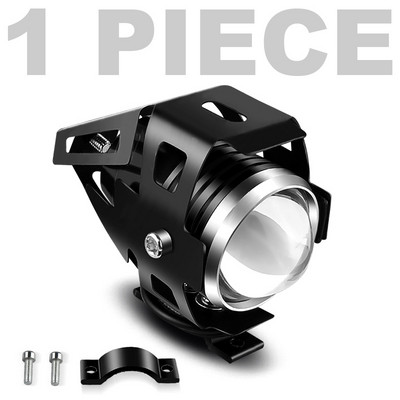 Motociklu priekšējais lukturis U5 LED prožektori Moto papildu apgaismojums DRL motociklu lukturi miglas lukturis Universāls 12V velosipēdiem automašīnām