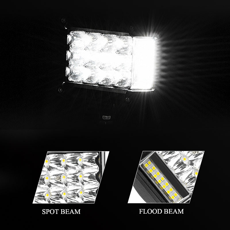 VISORAK 4 inch SUV ATV 4x4 4wd Auto Offroad Motocicletă LED Lucru de lucru pentru Harley Jeep Hummer Ford Pickup Scania Volvo Camion Camion