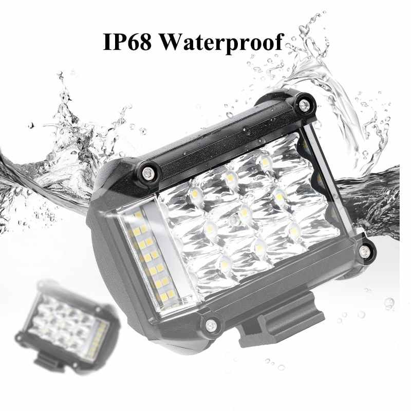 VISORAK 4 inch SUV ATV 4x4 4wd Auto Offroad Motocicletă LED Lucru de lucru pentru Harley Jeep Hummer Ford Pickup Scania Volvo Camion Camion