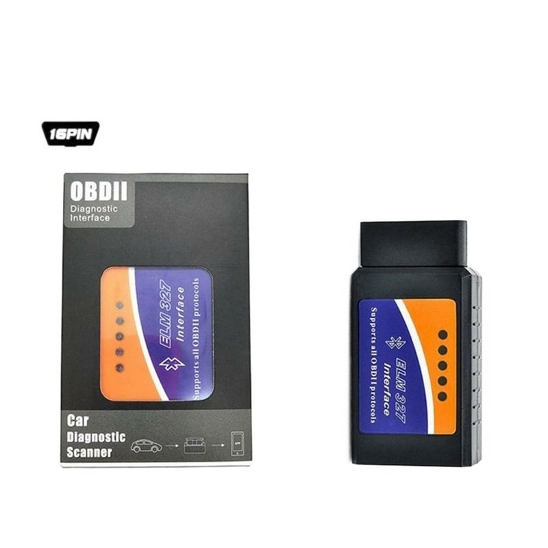 ELM327 EOBD Bluetooth Diagnostic OBD2 Instrument de scanare a motorului de mașină Cititor de coduri de eroare