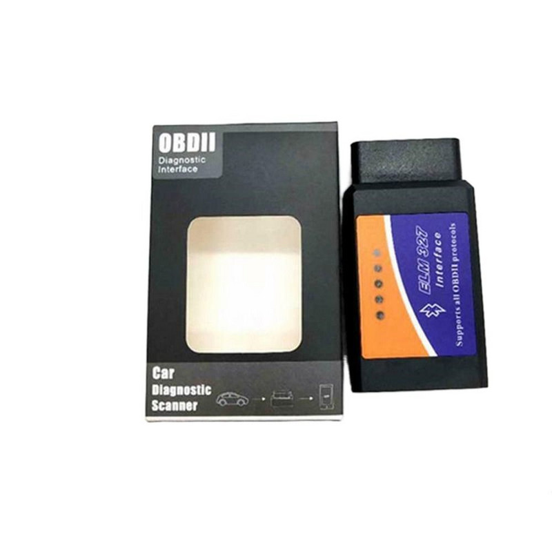 ELM327 EOBD Bluetooth Diagnostic OBD2 Instrument de scanare a motorului de mașină Cititor de coduri de eroare