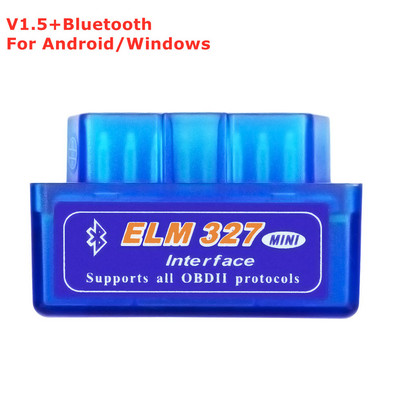 Super Mini ELM327 V2.1 Bluetooth-kompatibilis OBD2 szkenner Wifi ELM 327 V1.5 Android IOS autódiagnosztikai eszköz OBD II kódolvasó