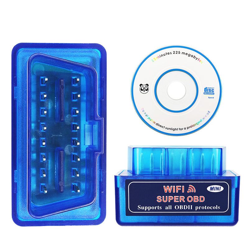 Super Mini ELM327 V2.1 Bluetooth-kompatibilis OBD2 szkenner Wifi ELM 327 V1.5 Android IOS autódiagnosztikai eszköz OBD II kódolvasó