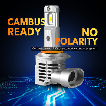 2X 18000lm Canbus HB3 9005 LED крушка за фарове 6500k H8 H9 H11 H16 LED без грешки 9006 12V 65W HB4 крушка за автоматични фарове CSP чип