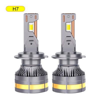 H4 H7 Bec LED pentru faruri auto H1 H8 H9 H11 9005 9006 130W 20000LM 3 culori 3000K 4300K 6000K Bec LED IP68 Impermeabil Răcire rapidă