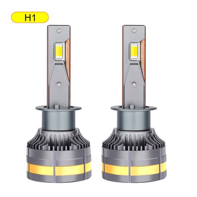 H4 H7 Bec LED pentru faruri auto H1 H8 H9 H11 9005 9006 130W 20000LM 3 culori 3000K 4300K 6000K Bec LED IP68 Impermeabil Răcire rapidă