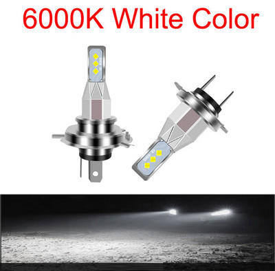 Dukallson Turbo H1 H4 H7 H8 H11 HB3 9005 HB4 9006 Led Priekšējie lukturi Mini 20000LM Automašīnas spuldze Tālo tuvās Gaismas Automobiļu Auto Lamp