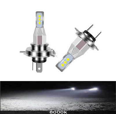 Dukallson Turbo H1 H4 H7 H8 H11 HB3 9005 HB4 9006 Led Priekšējie lukturi Mini 20000LM Automašīnas spuldze Tālo tuvās Gaismas Automobiļu Auto Lamp