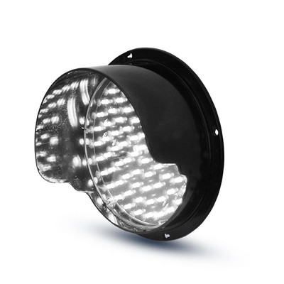 Pieejamas 3 krāsas Viens gabals Izvēlieties vienas krāsas WDM 200 mm lampu ar vizieri luksoforu nomaiņai
