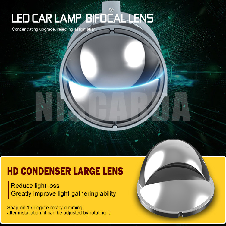 H4 120W 30000LM itin ryškus automobilio LED priekinis žibintas Auto 9003/HB2 mini projektorius dviejų lęšių tolimosios artimosios šviesos lemputė