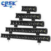 CREK 9D LED Bară Lumină Barra Car 12V 24V Bară luminoasă de lucru offroad cu un singur rând pentru camion 4x4 Ford Tractor Defender Volvo Honda Niva RV