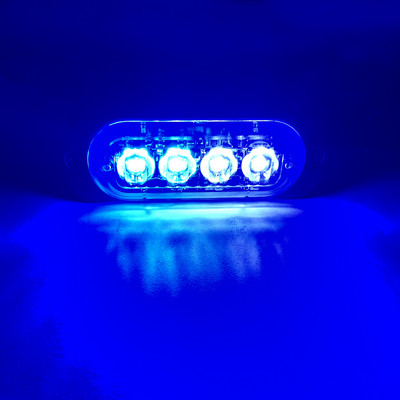 1gab 4LED mirgojošs signāllampas LED gaismas josla Automašīnas stroboskopa brīdinājuma gaismas avārijas lampas gaismas josla policijas kravas apvidus motocikla motociklam