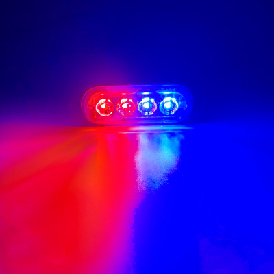 1gab 4LED mirgojošs signāllampas LED gaismas josla Automašīnas stroboskopa brīdinājuma gaismas avārijas lampas gaismas josla policijas kravas apvidus motocikla motociklam
