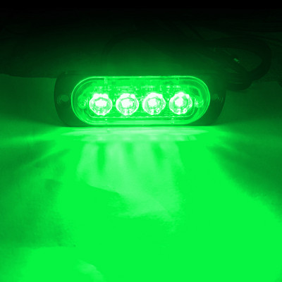 1gab 4LED mirgojošs signāllampas LED gaismas josla Automašīnas stroboskopa brīdinājuma gaismas avārijas lampas gaismas josla policijas kravas apvidus motocikla motociklam