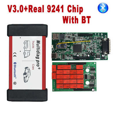 TCS Pro Bluetooth 2020.23 Keygen VCI V3.0 NEC relé Real 9241A Multidiag Pro+ OBD2 szkenner Auto Truck Diagnostic Tool