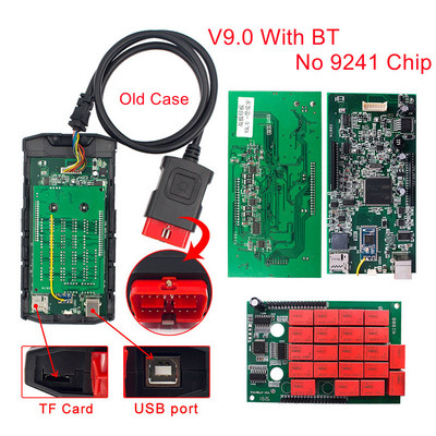 TCS Pro Bluetooth 2020.23 Keygen VCI V3.0 NEC relé Real 9241A Multidiag Pro+ OBD2 szkenner Auto Truck Diagnostic Tool