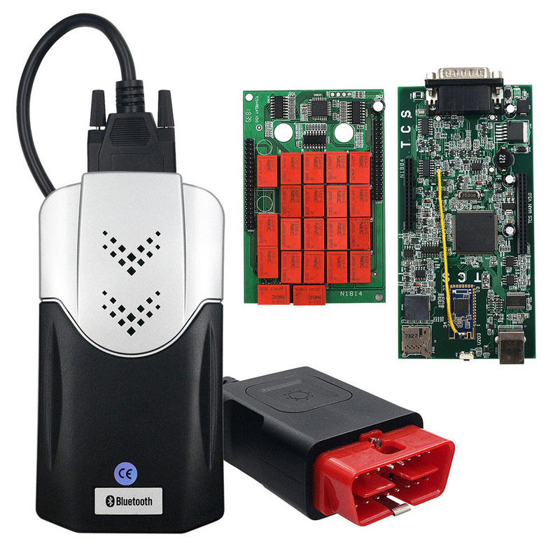 TCS Pro Bluetooth 2020.23 Keygen VCI V3.0 NEC relé Real 9241A Multidiag Pro+ OBD2 szkenner Auto Truck Diagnostic Tool