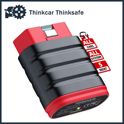 2023 Thinkcar Thinksafe OBD2 Bluetooth Scanner Reader Code Car Scan All System 5 Reset OBD 2 Auto Diagnostic Tools PK Thinkdiag