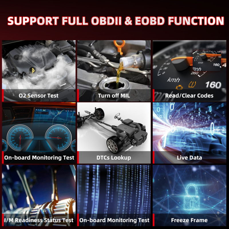 2023 Thinkcar Thinksafe OBD2 Bluetooth skaitytuvas kodų skaitytuvas Automobilis Visos sistemos nuskaitymas 5 Atkurti OBD 2 automatinės diagnostikos įrankiai PK Thinkdiag