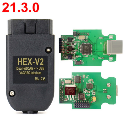 Cea mai bună calitate VAGCOM 21.3 VAG COM 21.3 pentru interfață HEX V2 PENTRU VW AUDI Skoda Seat VAG 21.3 engleză poloneză germană