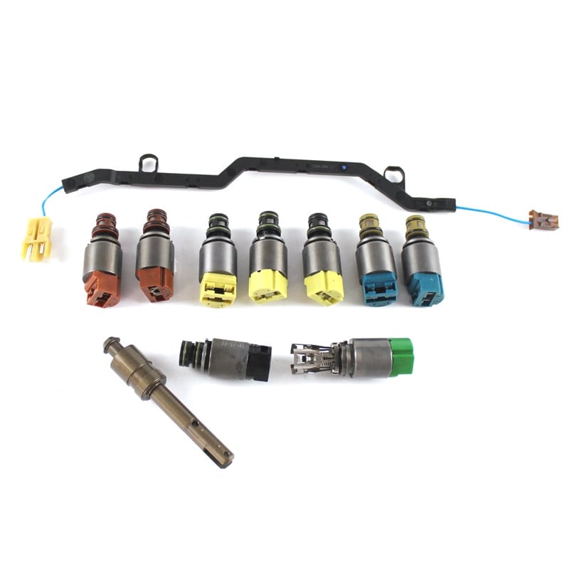 Set electrovalve transmisie pentru BMW X5 X6 - A4 A6 A8 Q7 S6 S8 Jaguar XKR XK8 XJR 1068298047 6HP21 6HP26 6HP28